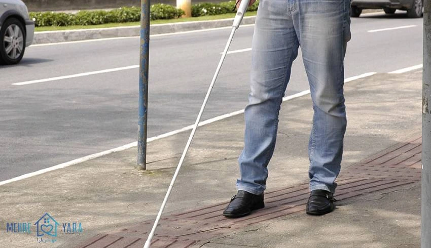 عصای سفید نابینایان